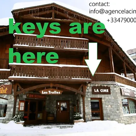 Appartement Résidence Glaciers - Location: Pour 4 Personnes Avec Balcon Ensoleillé, Quartier Jeune Et Animé Mae-9077 Val Thorens